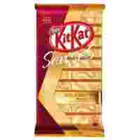 Отзывы Шоколад KitKat Senses Gold Edition Deluxe Caramel and White Chocolate белый и молочный с вафлей