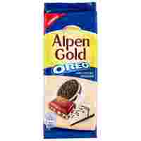Отзывы Шоколад Alpen Gold Oreo молочный с дробленым печеньем 