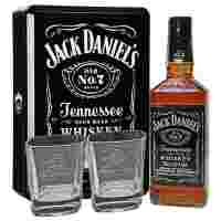Отзывы Виски Jack Daniel's Old No.7 Tennessee 0.7 л + 2 стакана, подарочный набор