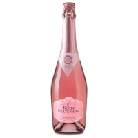 Отзывы Игристое вино Колье Екатерины розовое полусладкое, 0.75 л