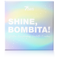 Отзывы 7DAYS Палетка мерцающих теней Shine, Bombita!