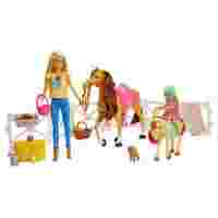 Отзывы Набор кукол Barbie Барби, Челси и любимые лошадки, FXH15
