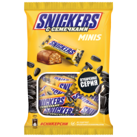 Отзывы Конфеты Snickers minis с семечками