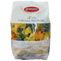 Отзывы Granoro Макароны gli Speciali Farfalle Tricolore n. 279, 500 г