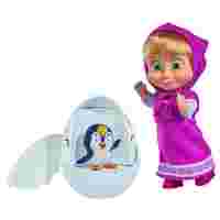 Отзывы Кукла Simba Маша и медведь Маша с пингвиненком в яйце, 12 см, 9301003