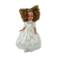 Отзывы Кукла Vidal Rojas Мари кудрявая блондинка в белом платье, 41 см, 5513