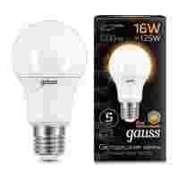 Отзывы Лампа светодиодная gauss 102502116, E27, A60, 16Вт