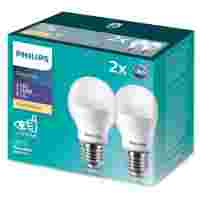 Отзывы Упаковка светодиодных ламп 2 шт Philips Essential LED 3000К, E27, A55, 11Вт