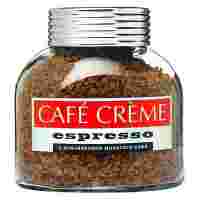 Отзывы Кофе растворимый Cafe Creme Espresso сублимированный с добавлением жареного молотого кофе, стеклянная банка