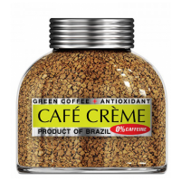 Отзывы Кофе растворимый Cafe Creme Green Coffe + Antioxidant сублимированный декофеинизирвоанный, стеклянная банка