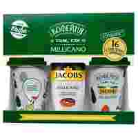 Отзывы Кофе растворимый Jacobs Millicano, подарочный набор с 16 ламинированными стаканами