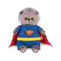 Отзывы Мягкая игрушка Basik&Co Кот Басик baby в костюме супермена 20 см