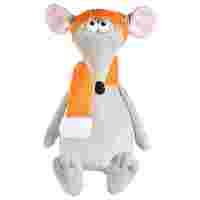 Отзывы Мягкая игрушка Maxitoys Крыс Денис в оранжевой шапке и шарфе 28 см