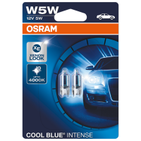 Отзывы Лампа автомобильная галогенная Osram COOL BLUE INTENSE W5W 2825HCBI-02B 12V 5W