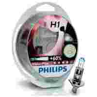 Отзывы Лампа автомобильная галогенная Philips Vision Plus + 60% 12258VPS2 H1 55W 2 шт.