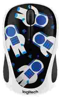 Отзывы Logitech M238 Wireless Mouse Космонавт Black-White USB